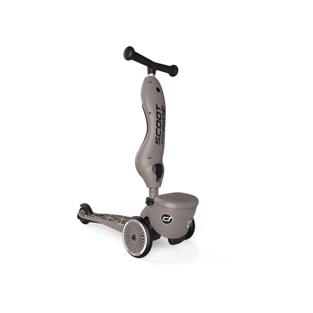 Scoot & Ride | Sparkesykkel Highwaykick 1 Lifestyle - Brown lines | Torgunns Barneklær AS
