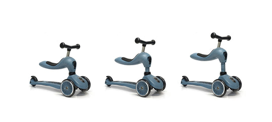 Scoot & Ride | Sparkesykkel Highwaykick 1 Push & Go - Ash - Torgunns Barneklær AS