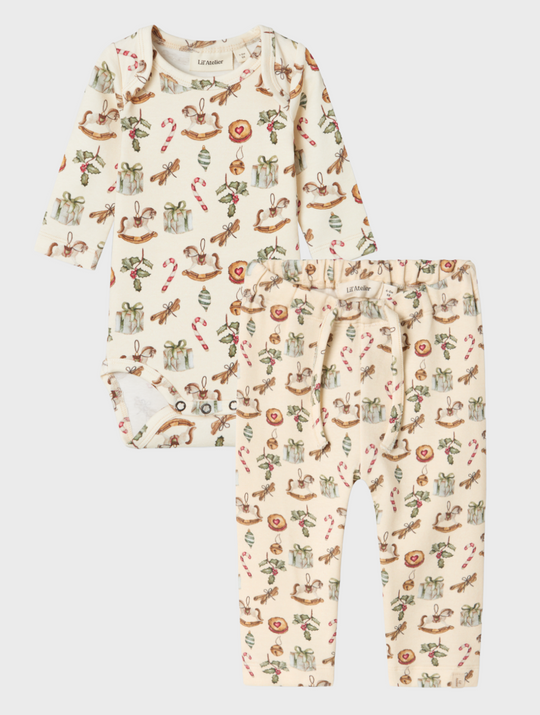 Lil' Atelier BABY GIO XMAS SET - Turtledove