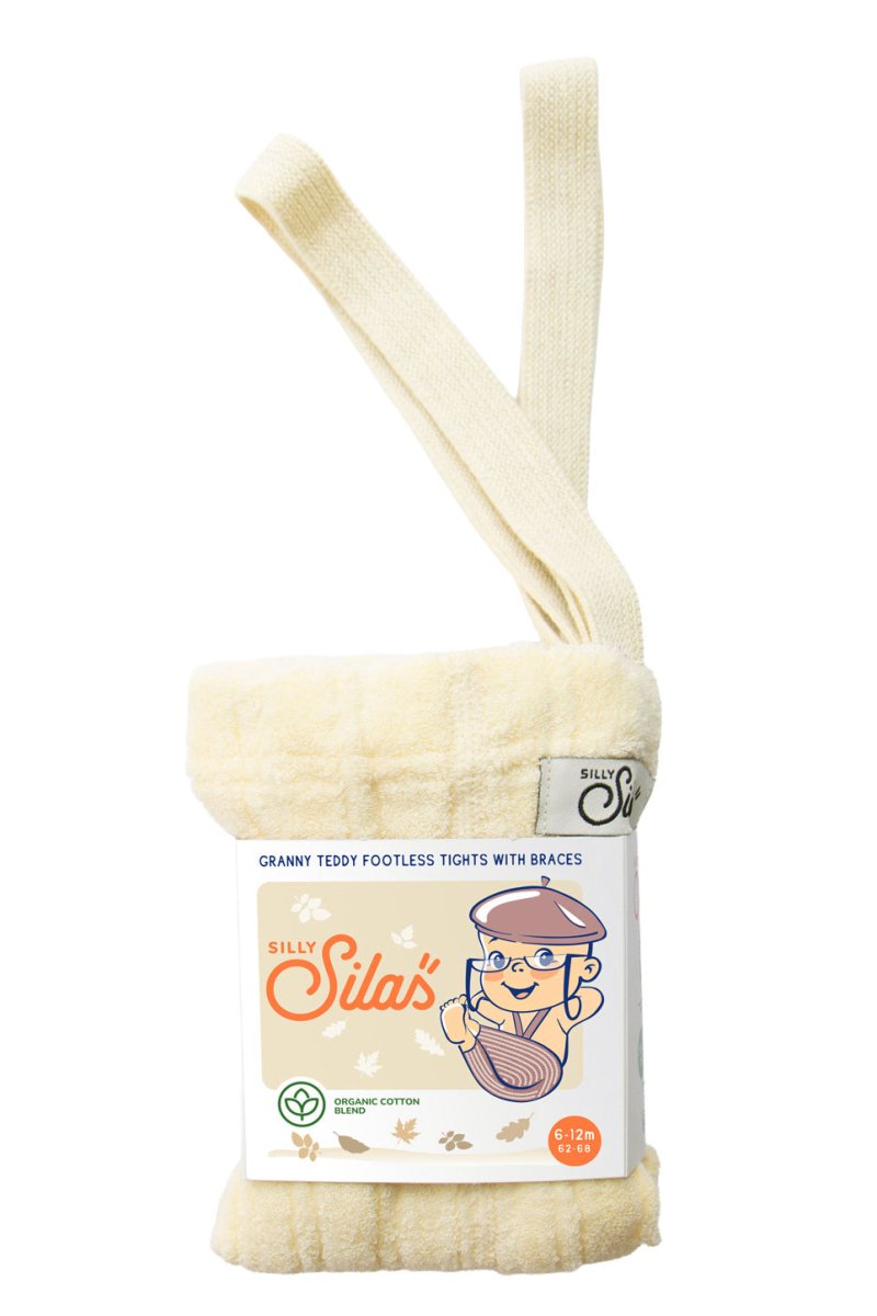 Silly Silas® | Granny leggings med seler – Lemon Icing | Torgunns Barneklær AS