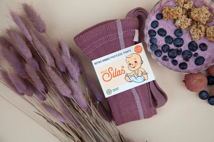 Silly Silas® | Leggings med seler – Acai Smoothie | Torgunns Barneklær AS