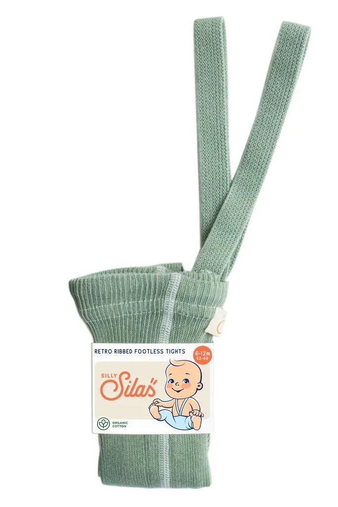 Silly Silas® | Leggings med seler –- Matcha Oat Latte | Torgunns Barneklær AS