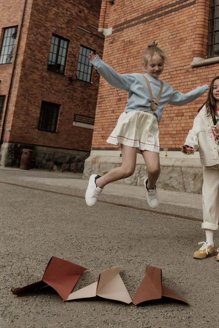 Silly Silas | Retro V Bukseseler - Sand Brown | Torgunns Barneklær AS