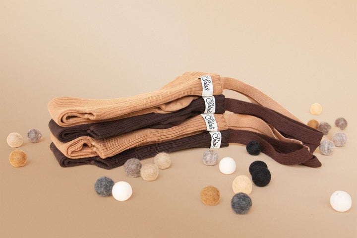 Silly Silas® | Wooly strømpebukse med seler – Espresso Brown | Torgunns Barneklær AS