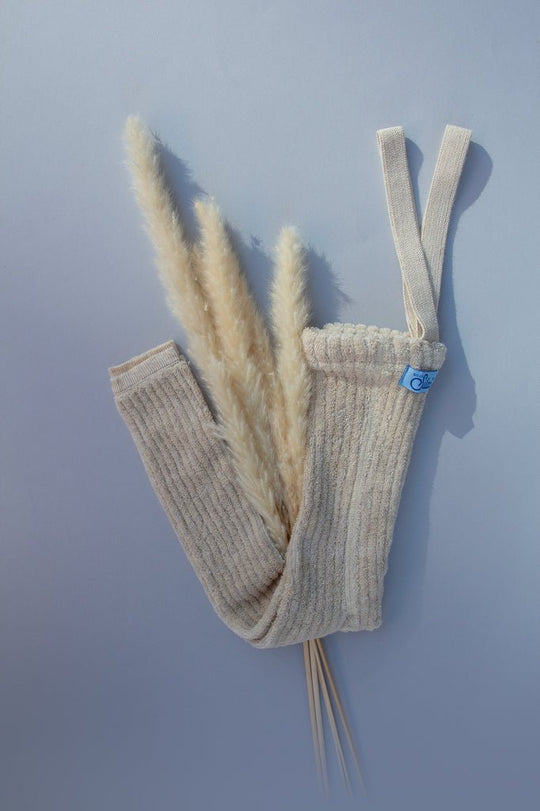SillySilas® | Granny Teddy Leggings m/seler - Cream Blend | Torgunns Barneklær AS
