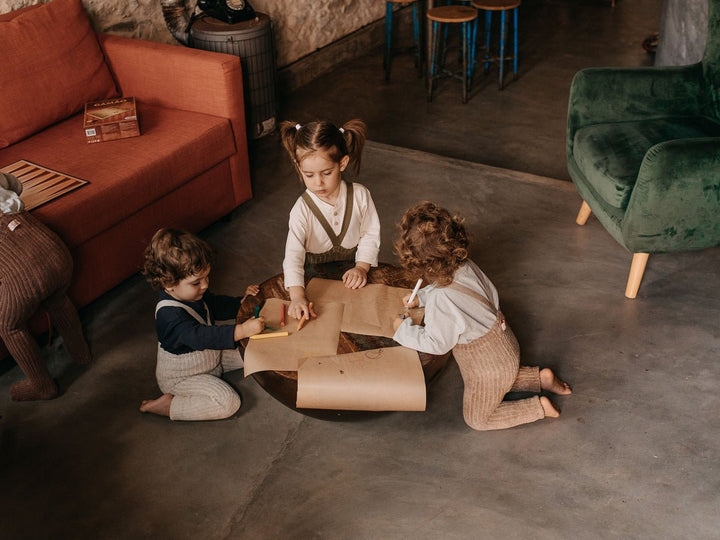 SillySilas® | Granny Teddy Leggings m/seler - Peanut Blend | Torgunns Barneklær AS