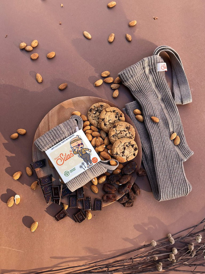 SillySilas® | Hippy Leggings m/seler - Cocoa Blend | Torgunns Barneklær AS