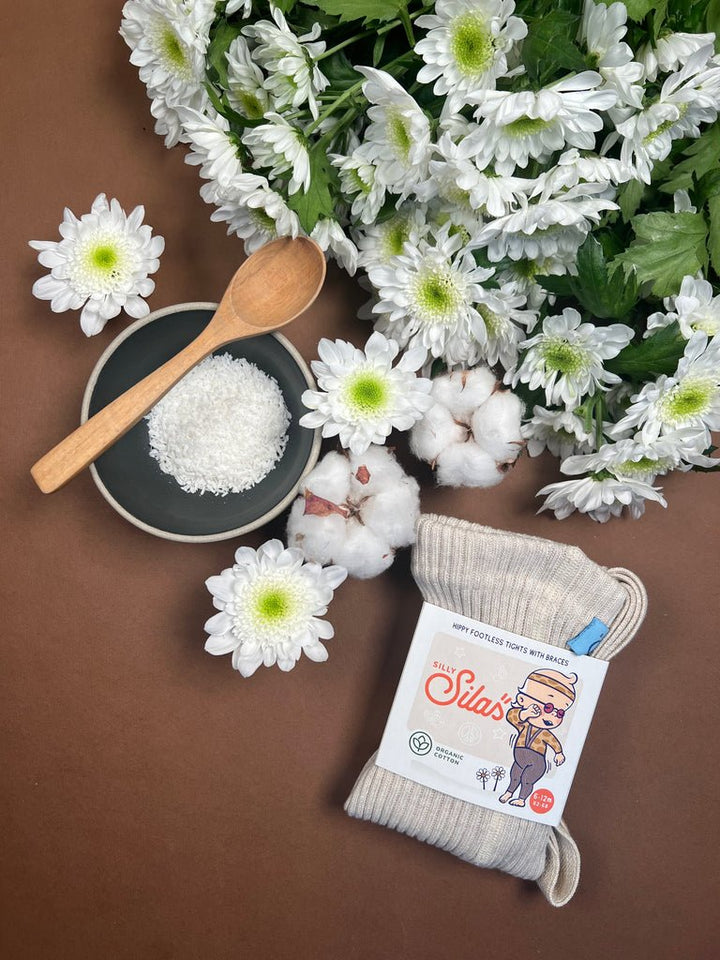 SillySilas® | Hippy Leggings m/seler - Cream Blend | Torgunns Barneklær AS