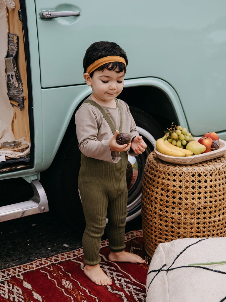 SillySilas® | Hippy Leggings m/seler - Olive | Torgunns Barneklær AS