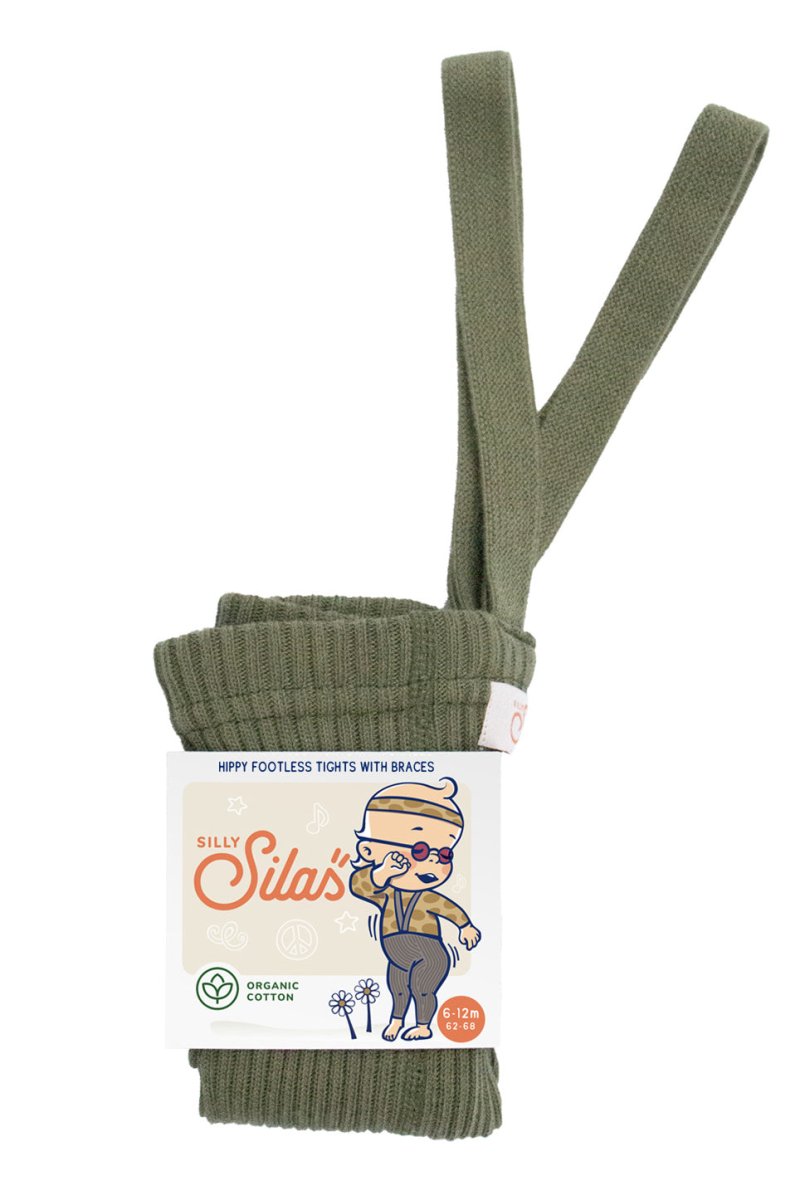 SillySilas® | Hippy Leggings m/seler - Olive | Torgunns Barneklær AS
