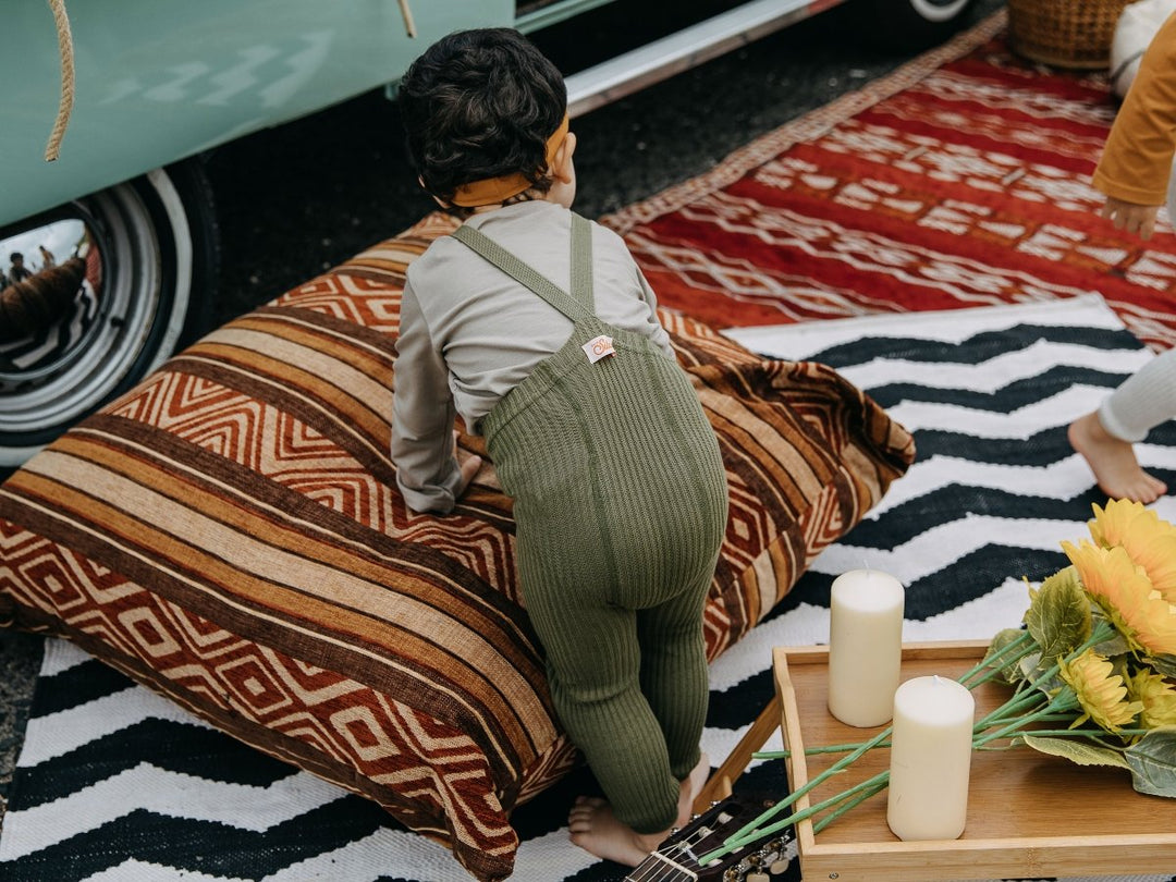 SillySilas® | Hippy Leggings m/seler - Seaweed Brown | Torgunns Barneklær AS
