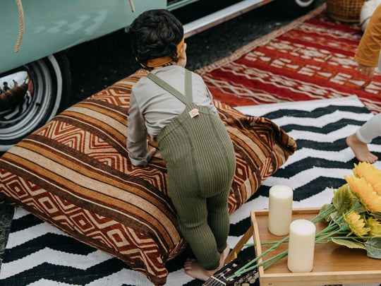 SillySilas® | Hippy Leggings m/seler - Seaweed Brown | Torgunns Barneklær AS