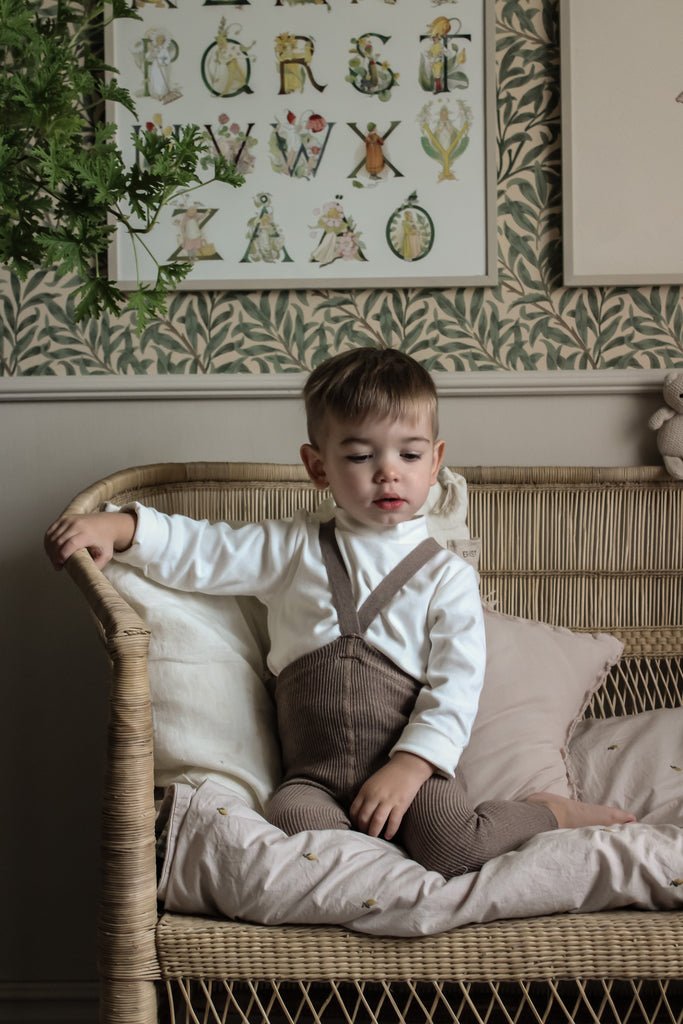 SillySilas® | Leggings m/Seler - Cocoa blend | Torgunns Barneklær AS