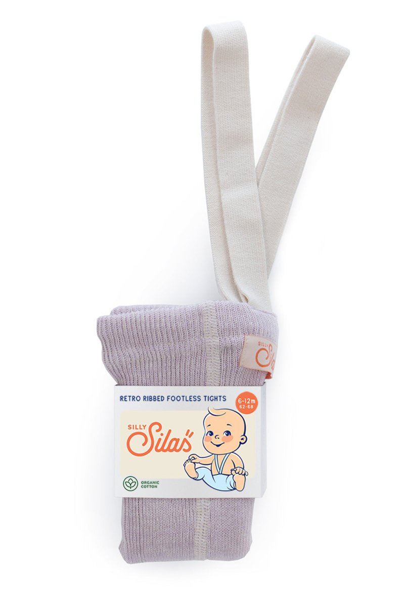 SillySilas® | Leggings m/Seler - Creamy Lavender | Torgunns Barneklær AS