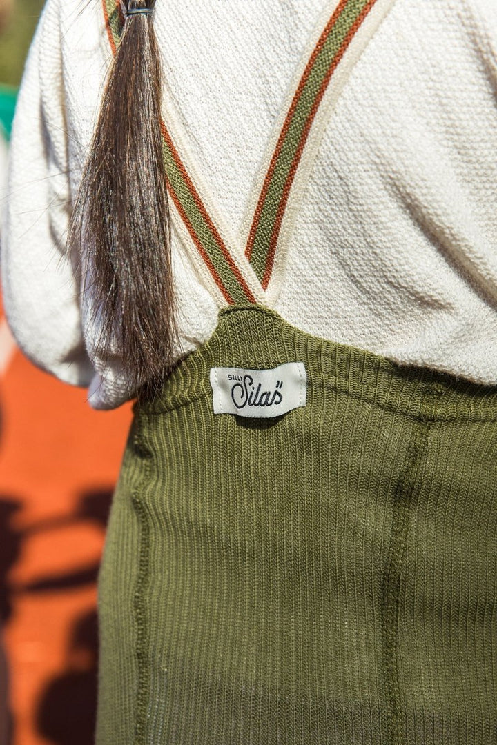 SillySilas® | Leggings m/Seler - Olived Striped | Torgunns Barneklær AS