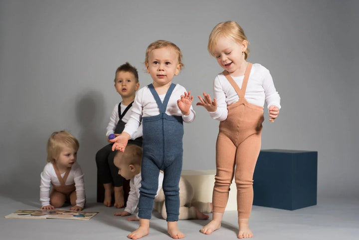 SillySilas® | Leggings m/Seler - Steel Blue Blend | Torgunns Barneklær AS