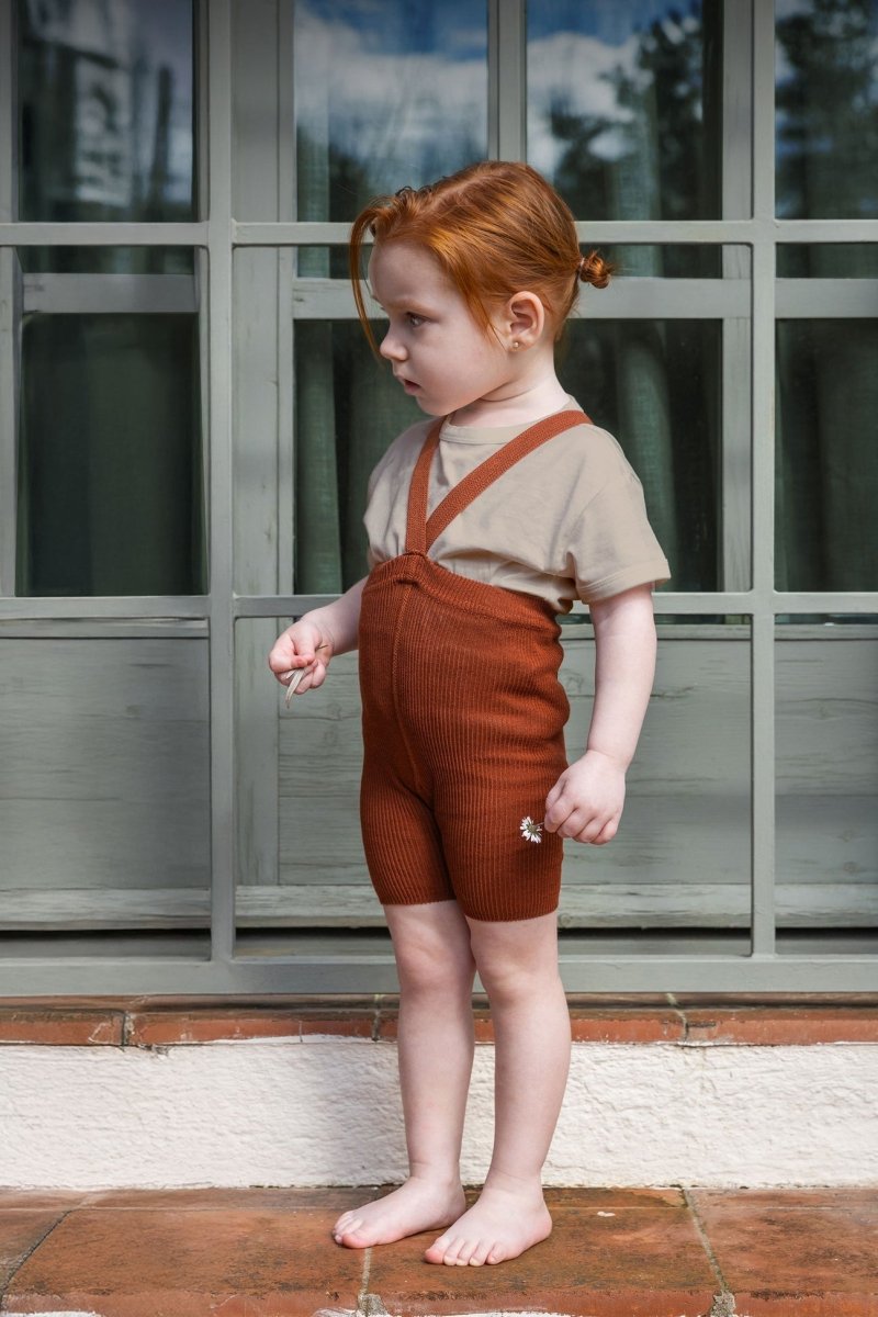 SillySilas® | Shorty Shorts m/Seler - Cinnamon | Torgunns Barneklær AS