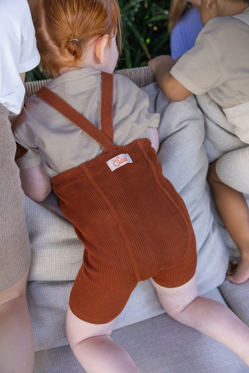 SillySilas® | Shorty Shorts m/Seler - Cinnamon | Torgunns Barneklær AS