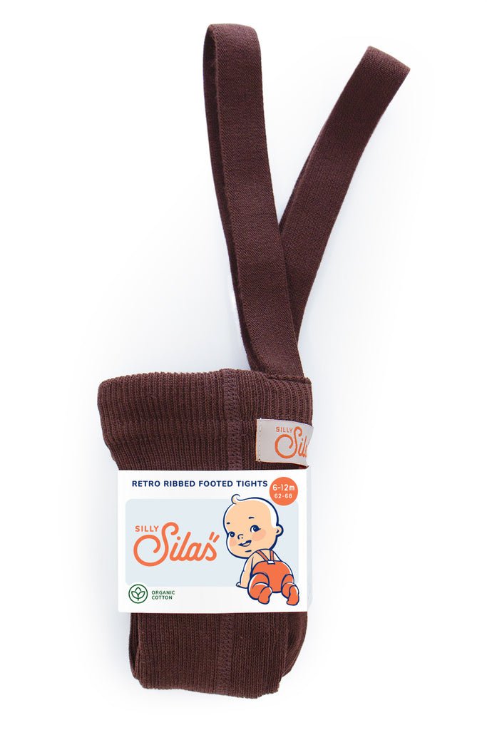 SillySilas® | Strømpebukse m/Seler - Chocolate Brown | Torgunns Barneklær AS