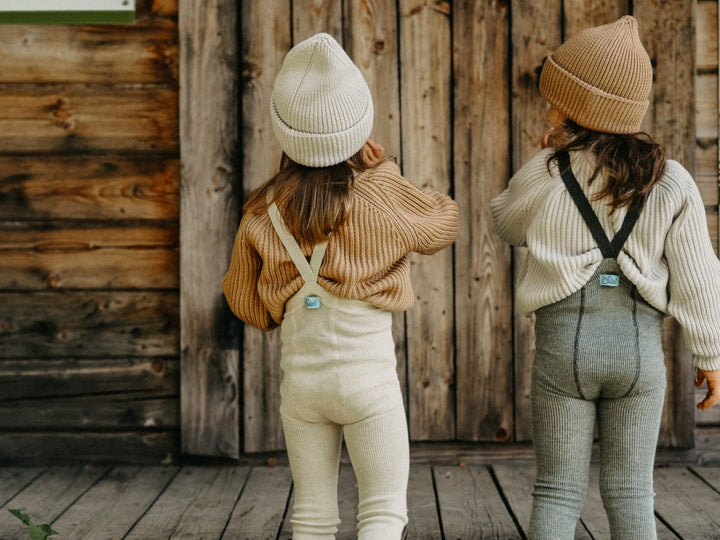 SillySilas® | Wooly FLeggings m/seler - Cream Blend | Torgunns Barneklær AS