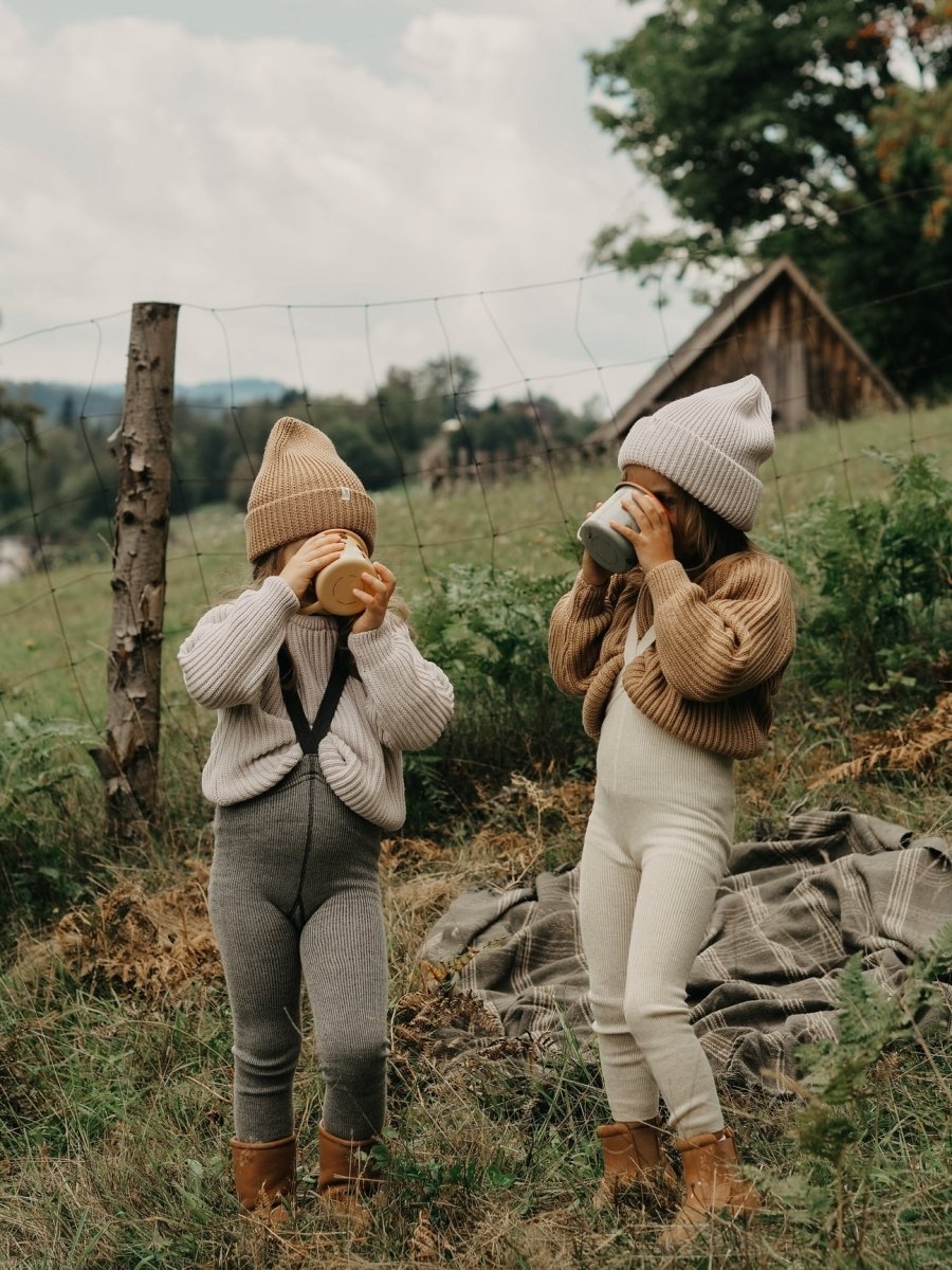 SillySilas® | Wooly FLeggings m/seler - Cream Blend | Torgunns Barneklær AS