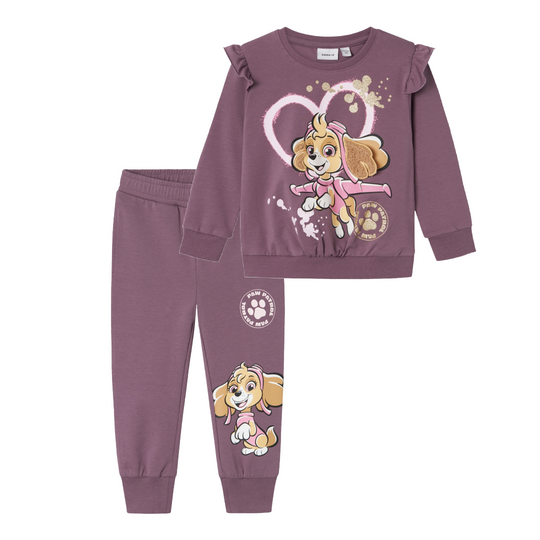 name it mini JYLA PAW PATROL SWEAT SET - Arctic Dusk