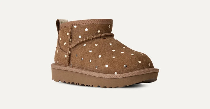 UGG Toddler | Classic Ultra Mini Shiny Dots Småbarn – Chestnut | Torgunns Barneklær AS
