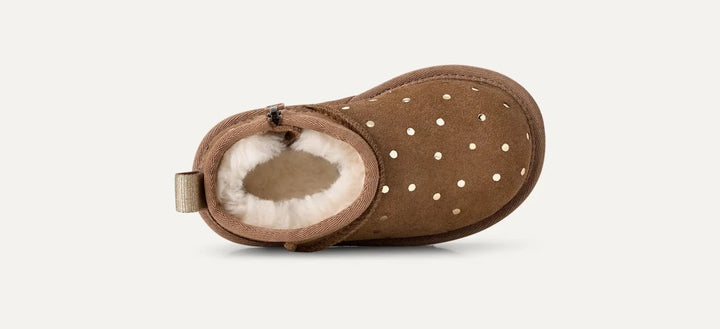 UGG Toddler | Classic Ultra Mini Shiny Dots Småbarn – Chestnut | Torgunns Barneklær AS