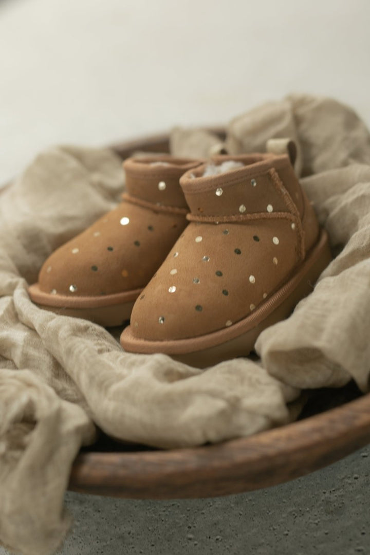 UGG Toddler | Classic Ultra Mini Shiny Dots Småbarn – Chestnut | Torgunns Barneklær AS