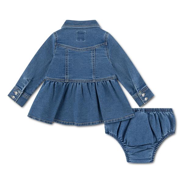 Levis Long Sleeve Drop Waist Dress – Lasso