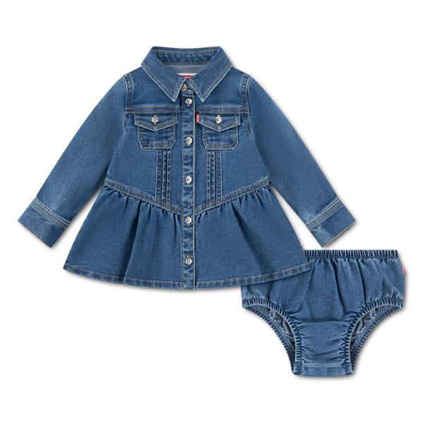 Levis Long Sleeve Drop Waist Dress – Lasso