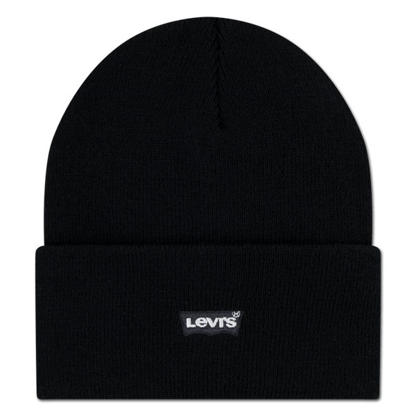Levis Tonal Embroidered Beanie – Black