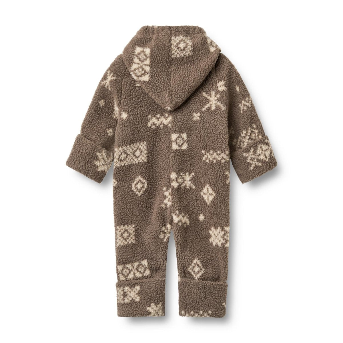 Wheat | Allo Fleecedress - Dry Wood Jacquard | Torgunns Barneklær AS