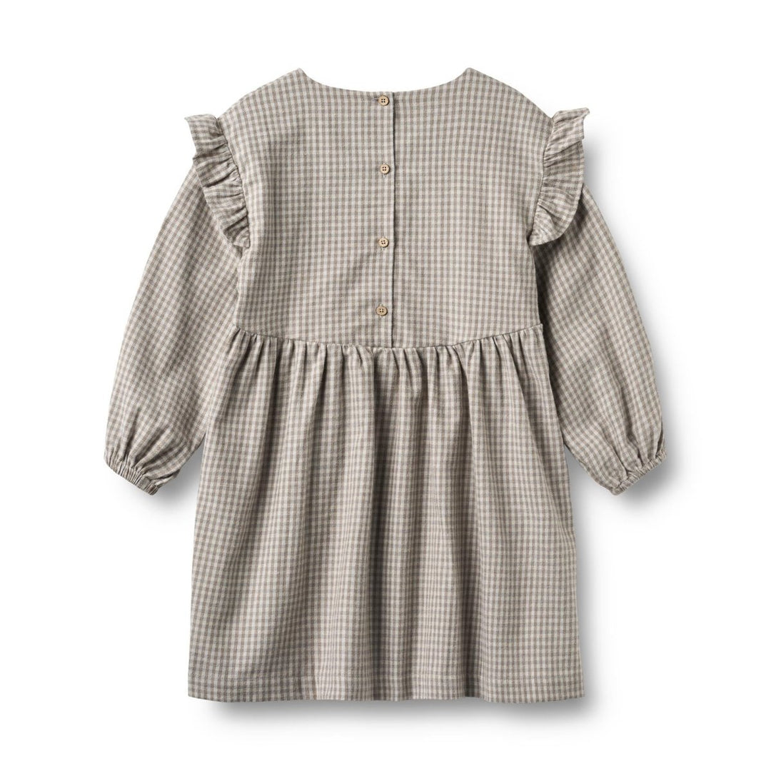 Wheat | Dress Gro - Greybrown Check | Torgunns Barneklær AS