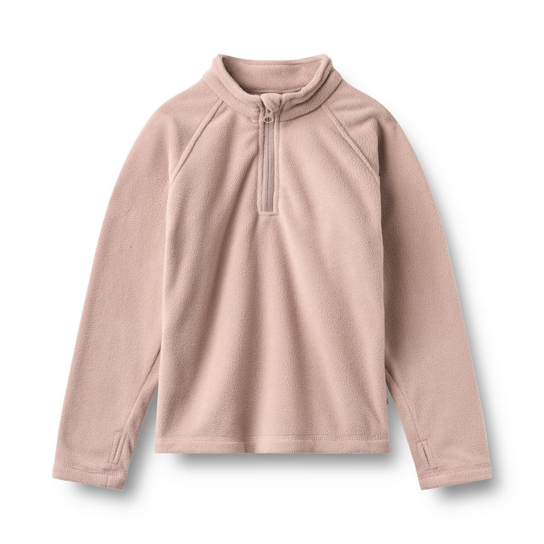 Wheat | Fleece Genser Polaren - Dry Rose | Torgunns Barneklær AS