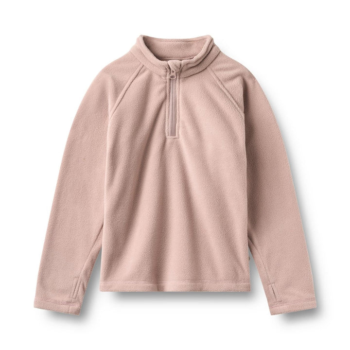 Wheat | Fleece Genser Polaren - Dry Rose | Torgunns Barneklær AS