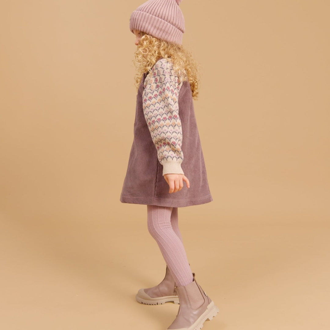 Wheat | Jacquard Pullover Harlow - Offwhite | Torgunns Barneklær AS