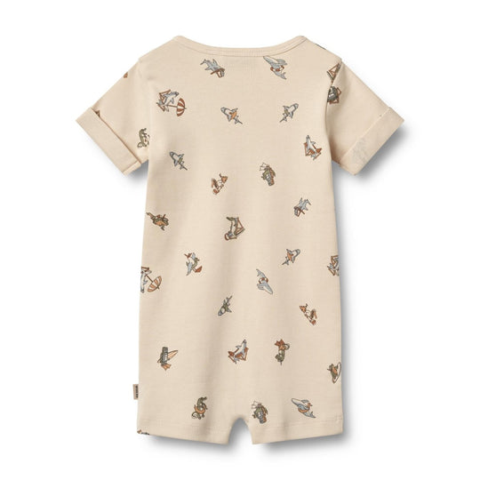 Wheat Main Jumpsuit S/S Alfred - Beach Friends | Torgunns Barneklær AS