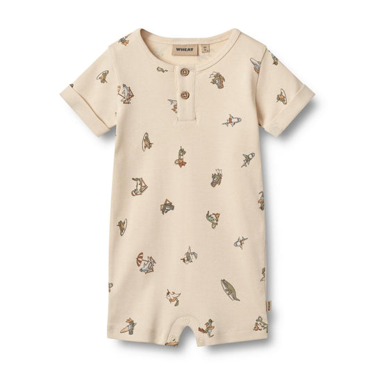 Wheat Main Jumpsuit S/S Alfred - Beach Friends | Torgunns Barneklær AS