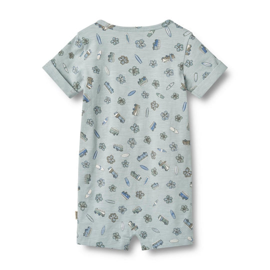 Wheat Main Jumpsuit S/S Alfred - Surf friends | Torgunns Barneklær AS
