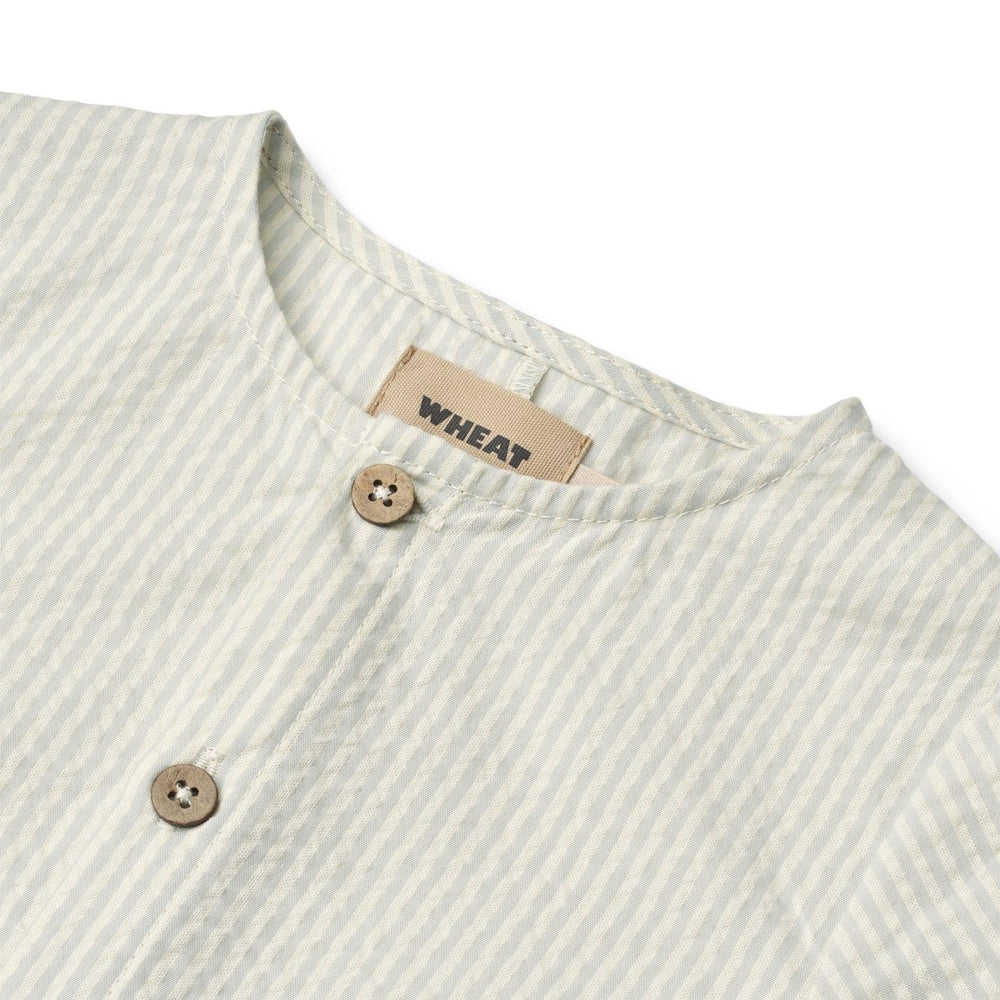 Wheat Main Playsuit Frederik - Blue Summer Stripe | Torgunns Barneklær AS