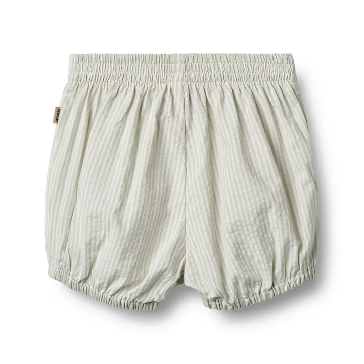 Myke striper barnebukser med elastisk liv og bein, perfekt for baby og småbarn 0-8 år