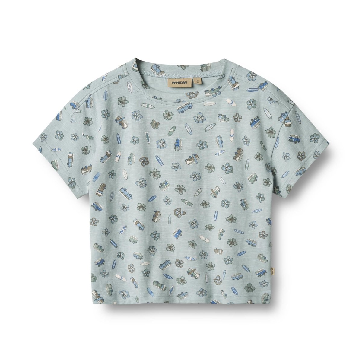 Wheat Main T-Shirt S/S Tommy - Surf friends | Torgunns Barneklær AS