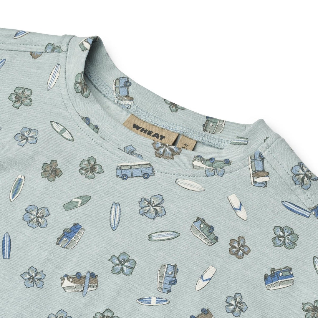 Wheat Main T-Shirt S/S Tommy - Surf friends | Torgunns Barneklær AS