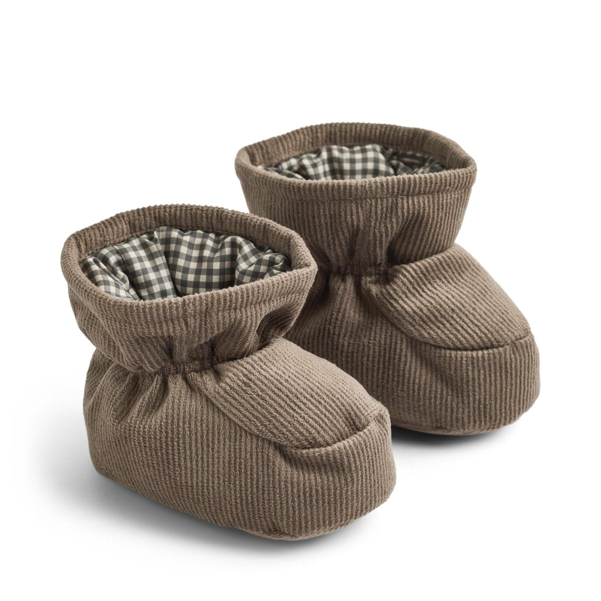 Wheat | Puffer Baby Booties Fuffa - Dry Wood | Torgunns Barneklær AS