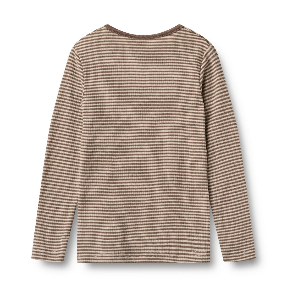 Wheat | Ull Genser Alfie - Wood Stripe | Torgunns Barneklær AS