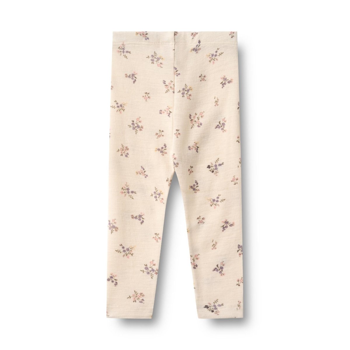 Wheat | Ull Leggings Agi - Eggshell Flowers | Torgunns Barneklær AS