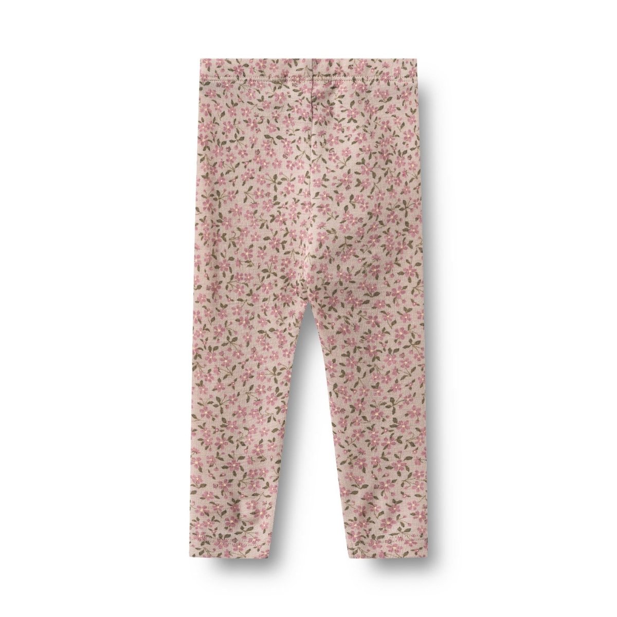 Wheat | Ull Leggings Agi - Pale Lilac Flowers | Torgunns Barneklær AS