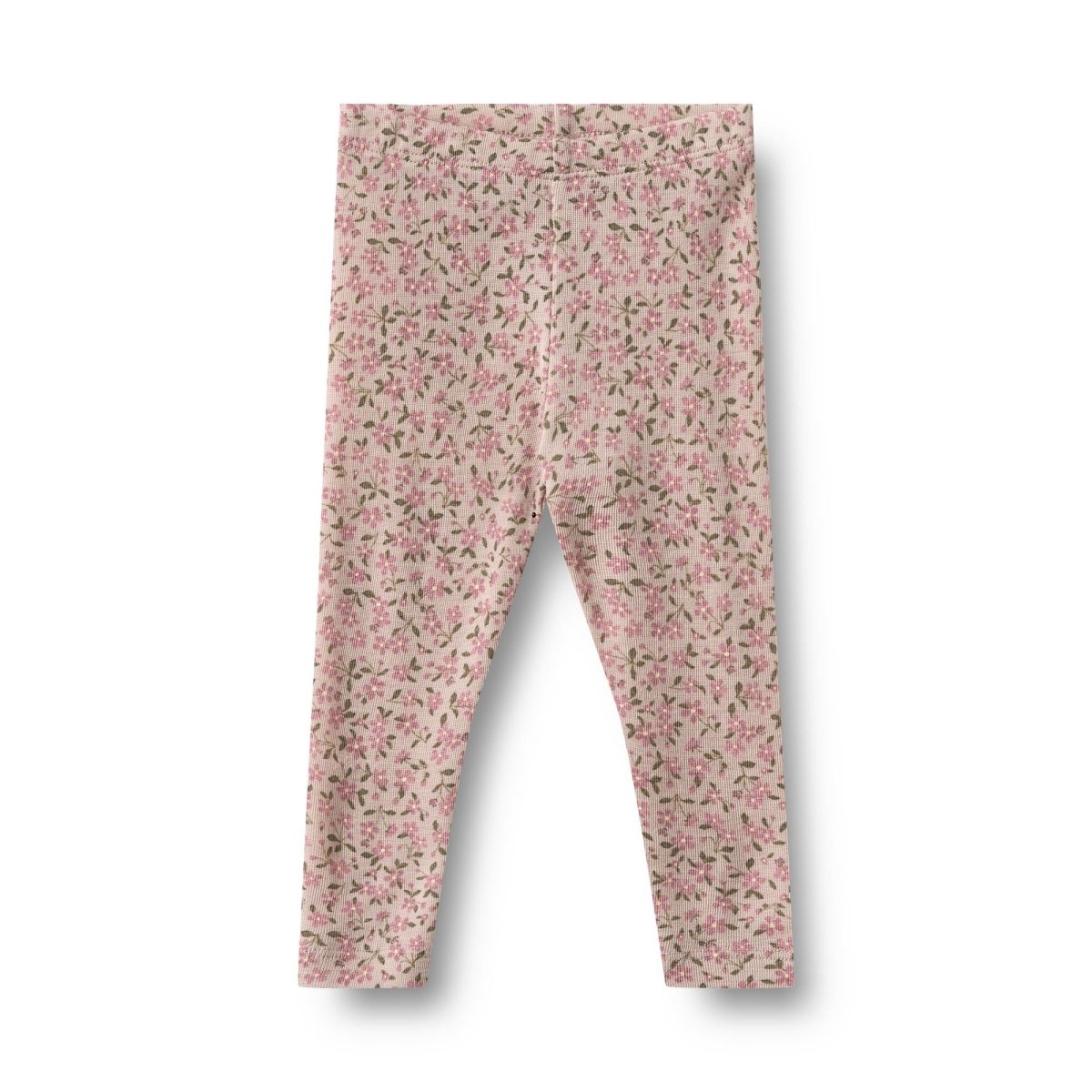 Wheat | Ull Leggings Agi - Pale Lilac Flowers | Torgunns Barneklær AS