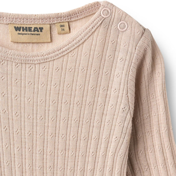 Wheat | Ull/Silke Body Liea - Pale lilac | Torgunns Barneklær AS